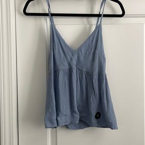 NEW WITH TAGS Blue tank top with pattern